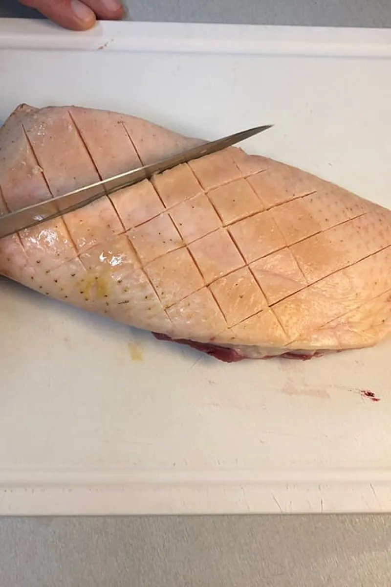 Eendenborst bakken stap 6