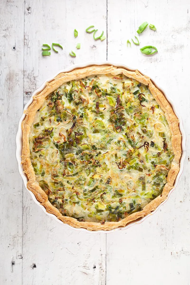 Franse flamiche picarde