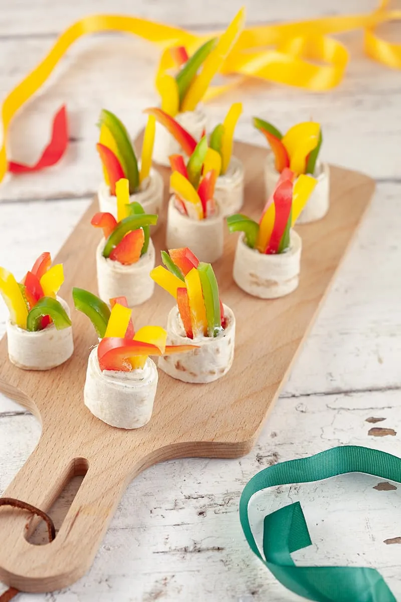 Carnaval tortilla hapjes