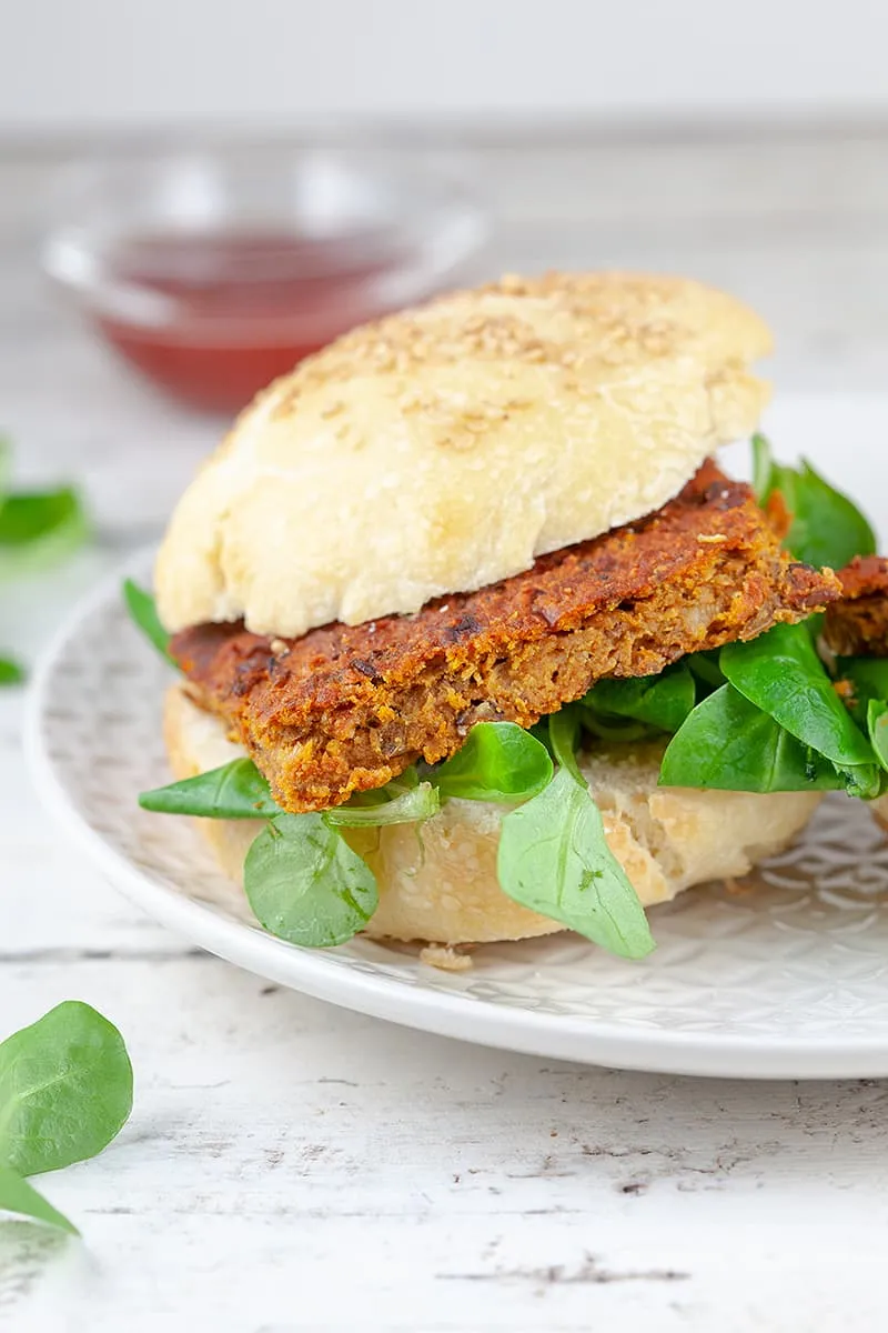 Vegetarische linzenburgers