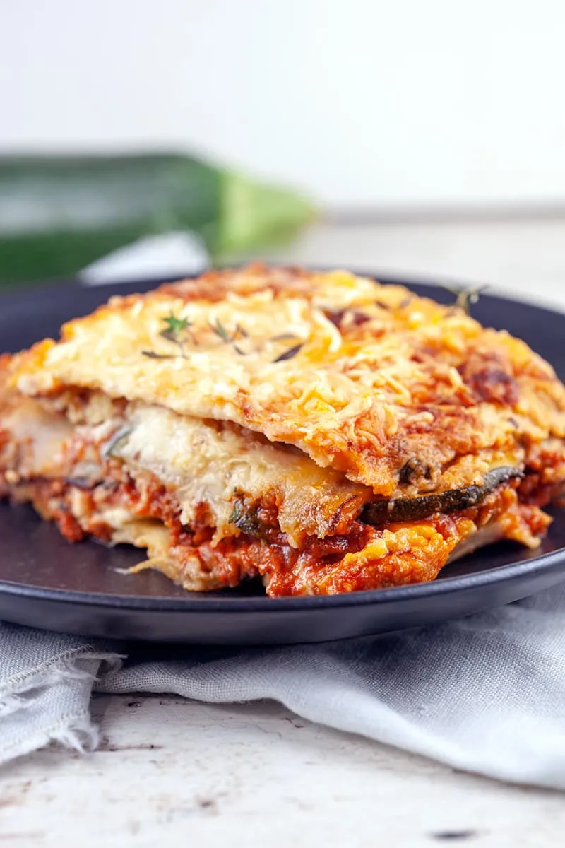 Courgette lasagne
