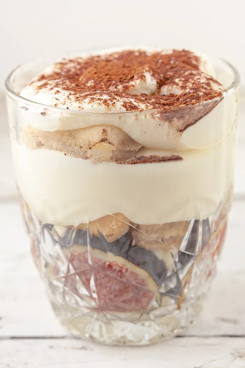 Mini tiramisu met vijgen