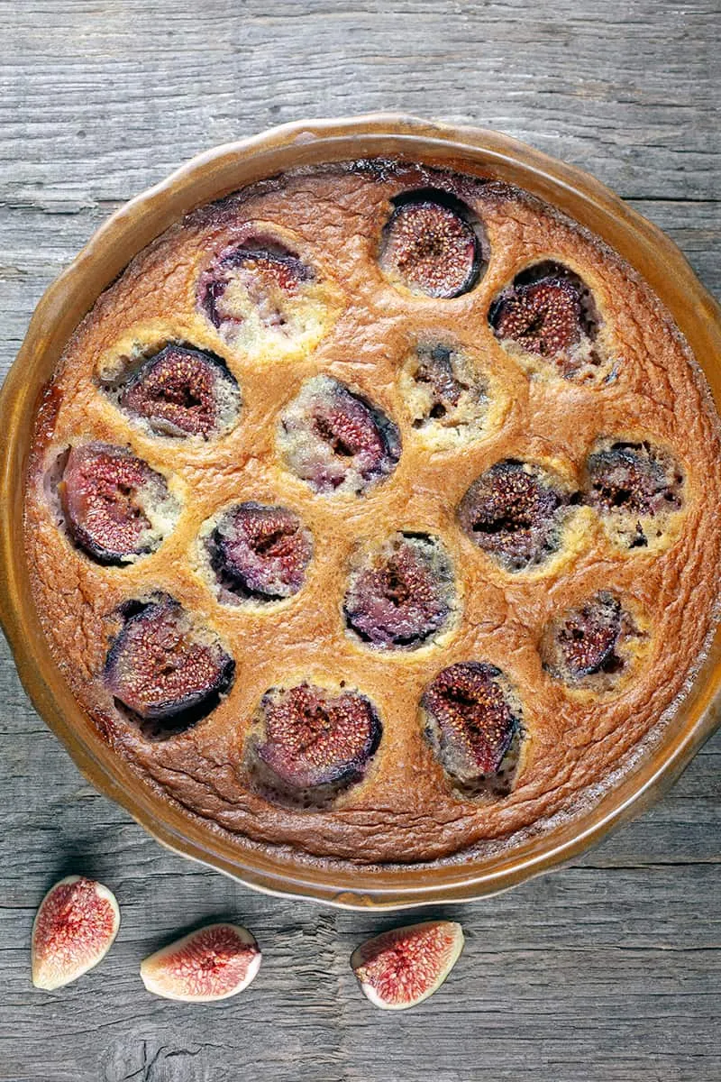 Vijgen clafoutis