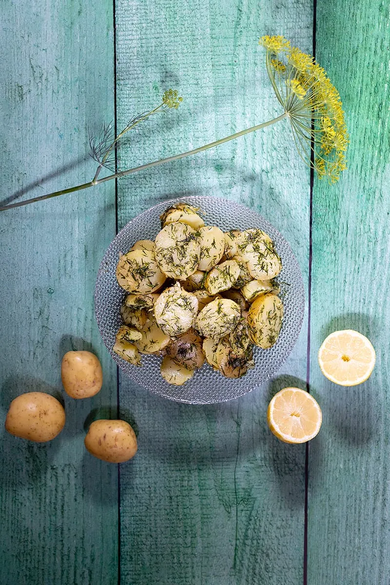 Aardappelsalade met dille