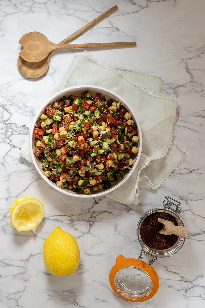 Balela salade zelf maken