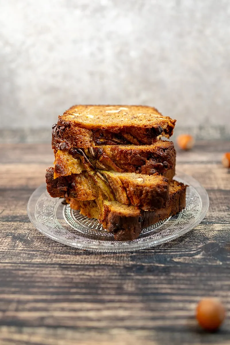 Bananenbrood met hazelnoten