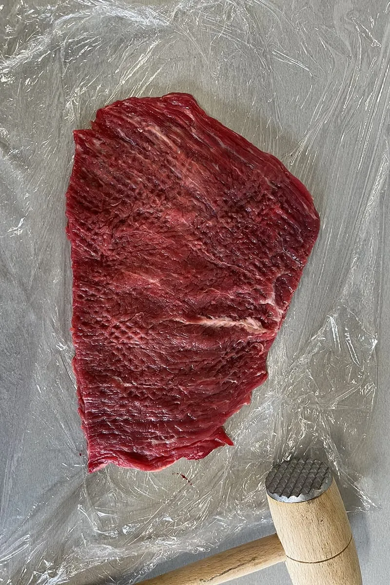 Braciole met tomatensaus maken - stap 1