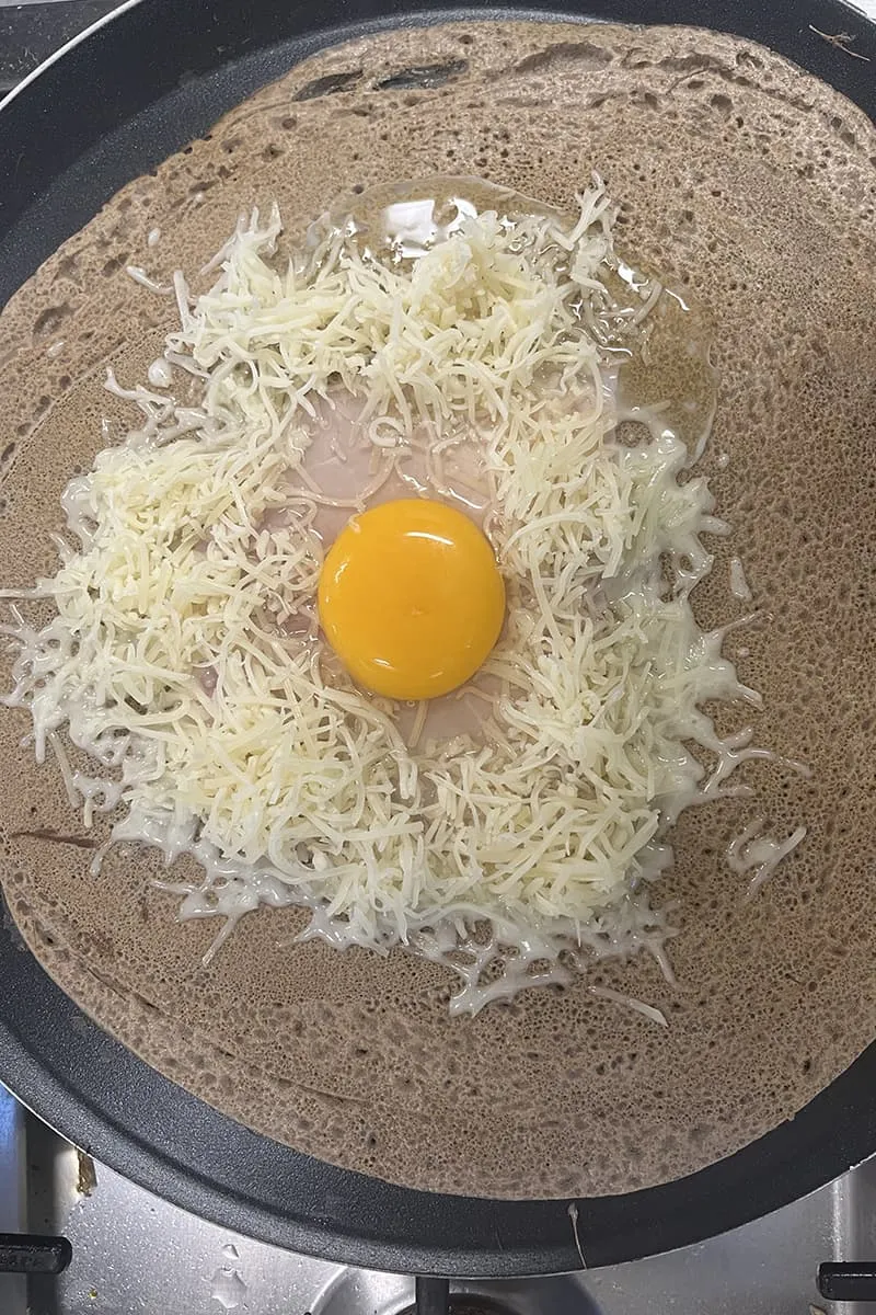 Franse galette Bretonne voorbereiden