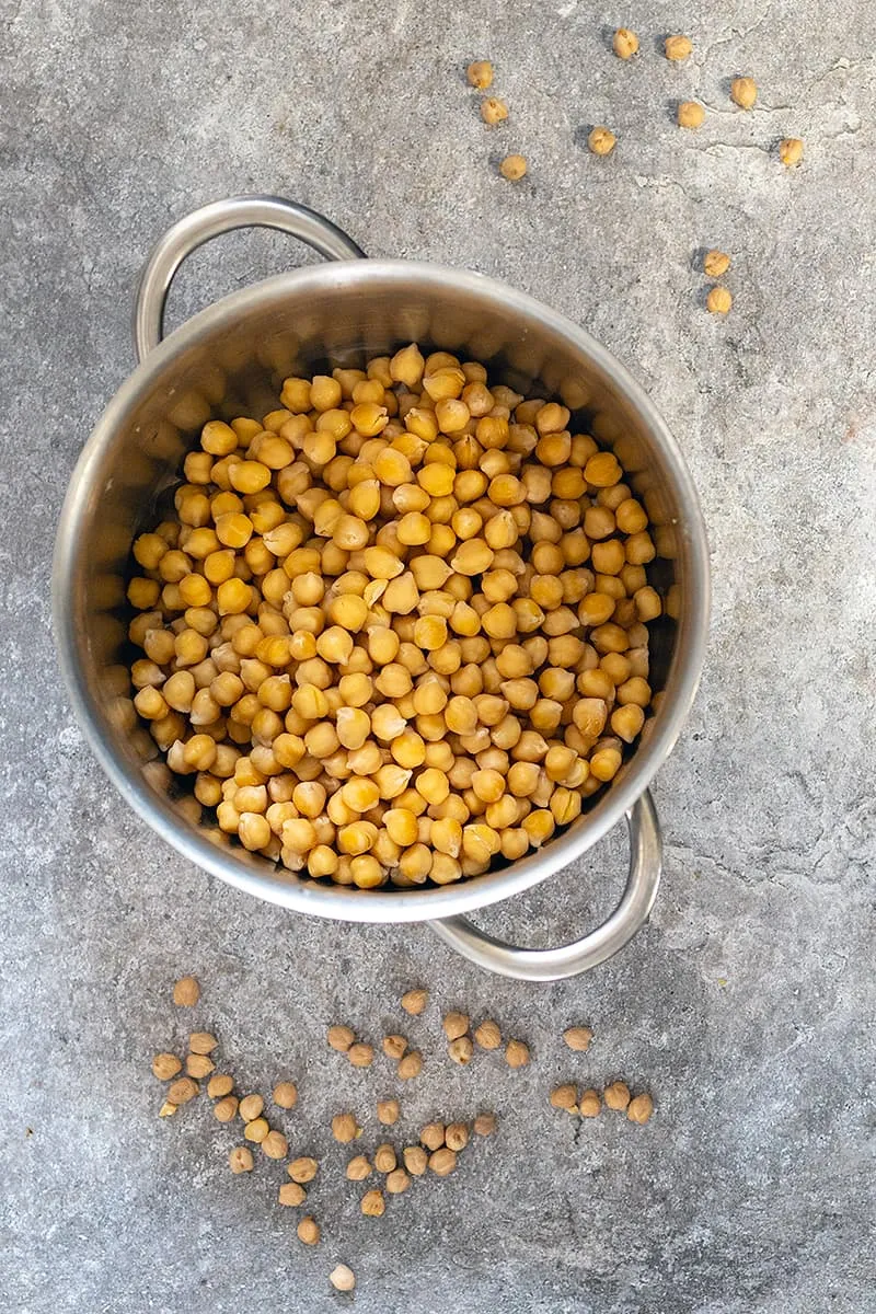 Gedroogde kikkererwten koken doe je zo