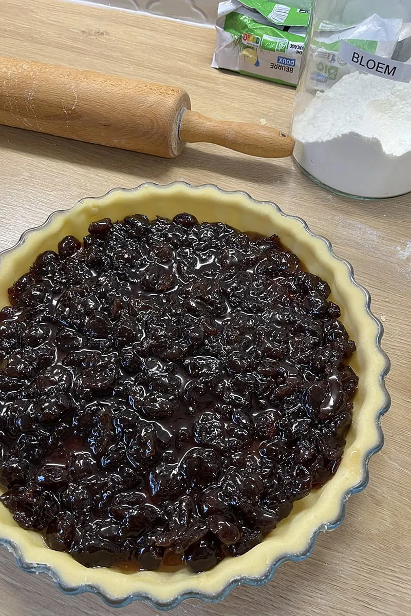 Kersentaart met ricotta - Een Italiaanse ricottataart voorbereiding - stap 2