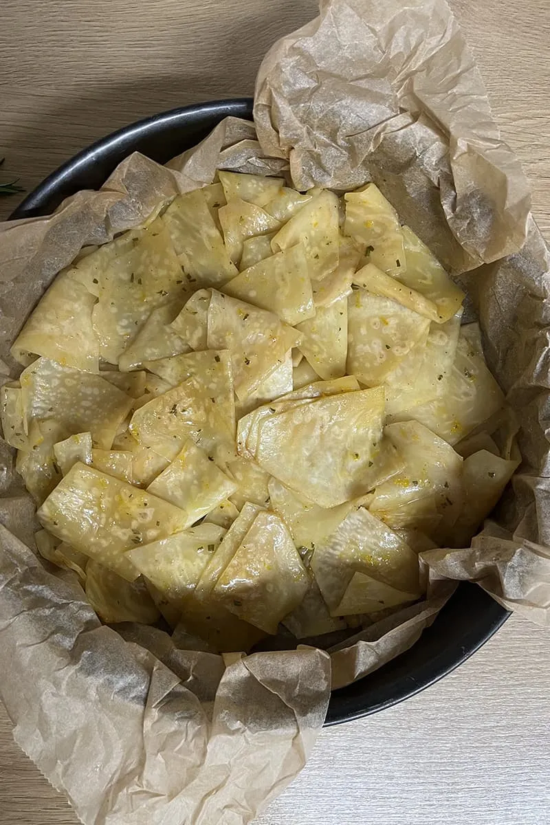 Knolselderij tarte tatin voorbereiden - stap 2