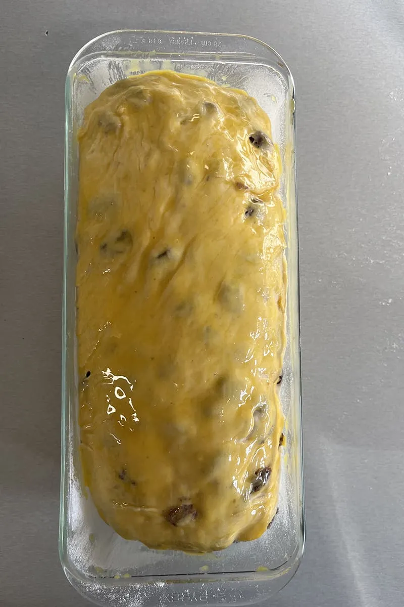 Krentenbrood bakken recept voorbereiding - stap 3