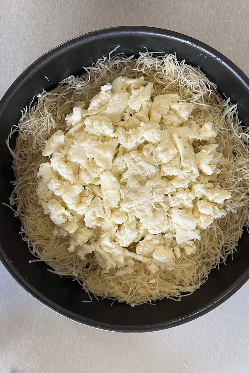 Künefe voorbereiden - stap 2