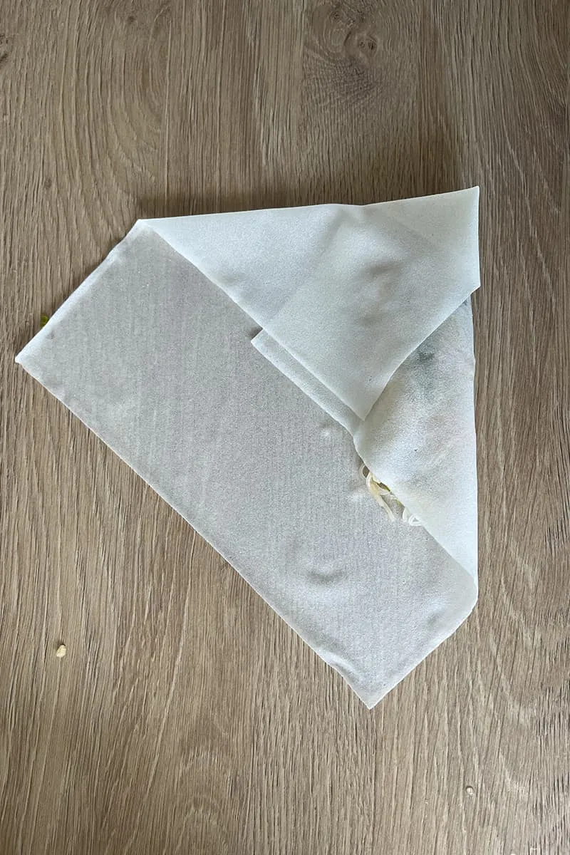 Loempia vouwen - stap 2