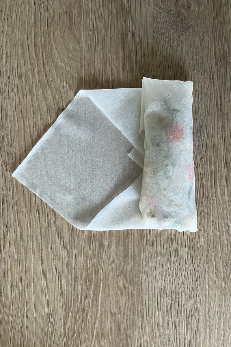 Loempia vouwen - stap 4