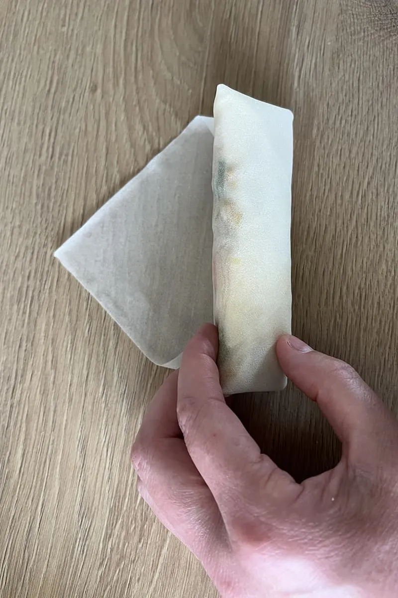Loempia vouwen - stap 5