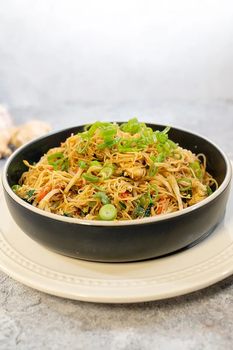 Mihoen goreng met kip