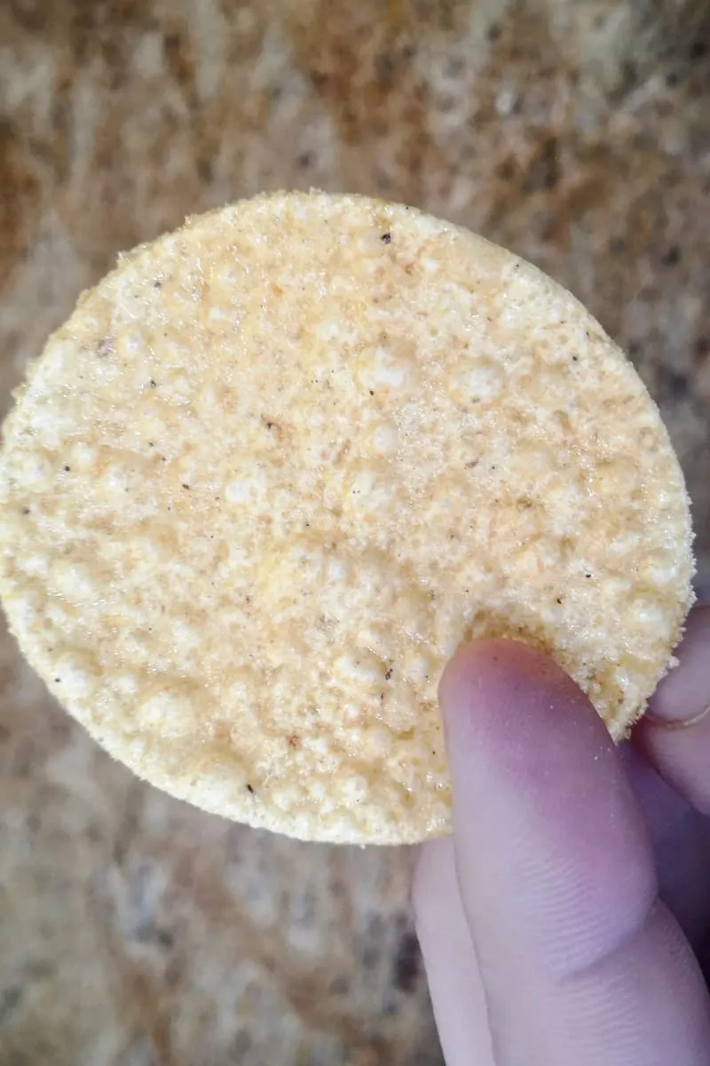 Papadum detail