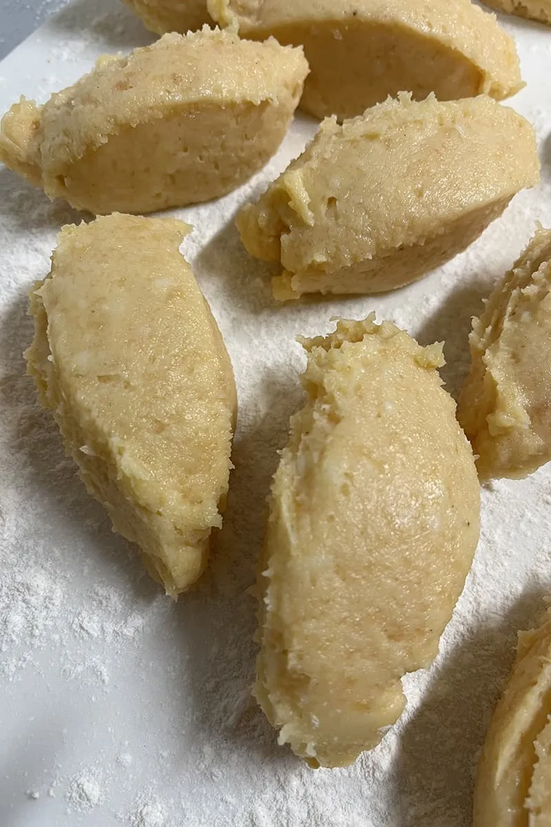 Quenelles met kip en tomatensaus voorbereiden - stap 2