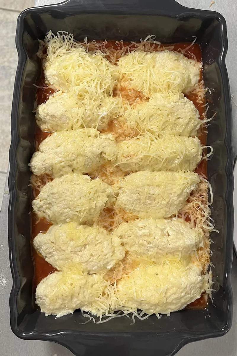 Quenelles met kip en tomatensaus voorbereiden - stap 3