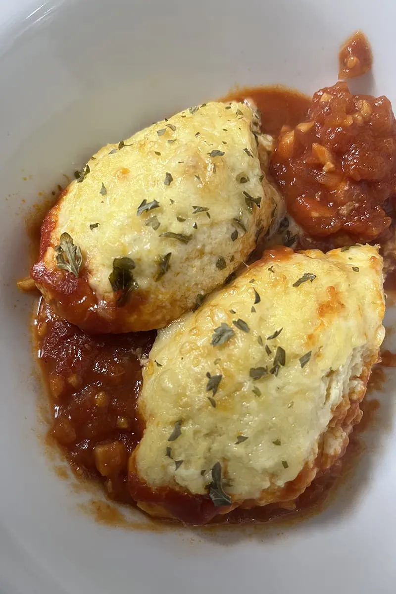 Quenelles met kip en tomatensaus voorbereiden - stap 4