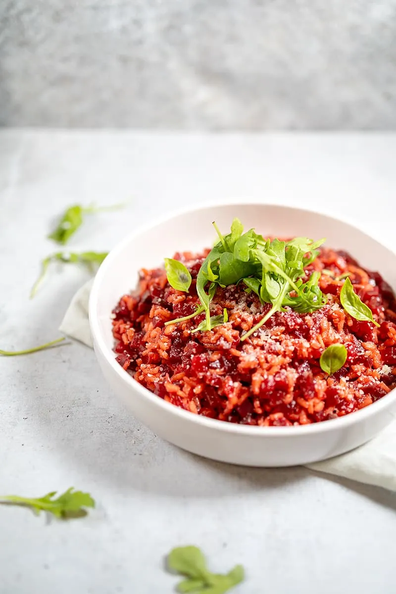 Rode bietenrisotto