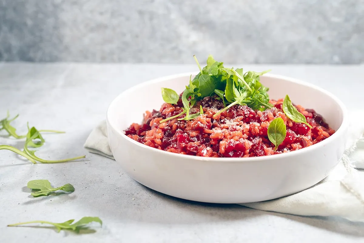 Rode bietenrisotto zelf maken