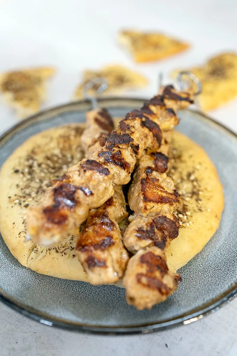 Shish tawook - Libanese kipspiesjes