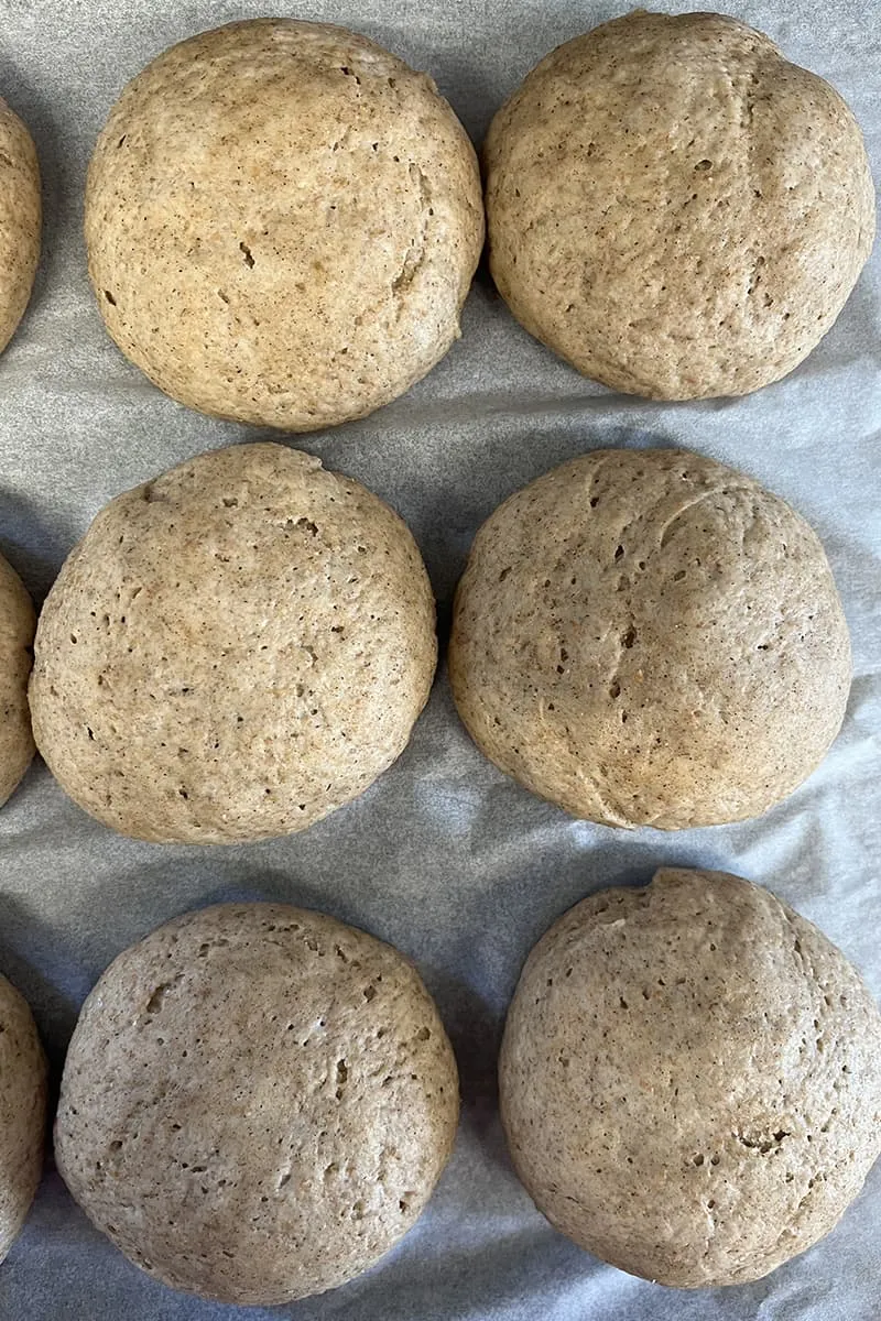 Zachte volkoren bolletjes voorbereiden - stap 2