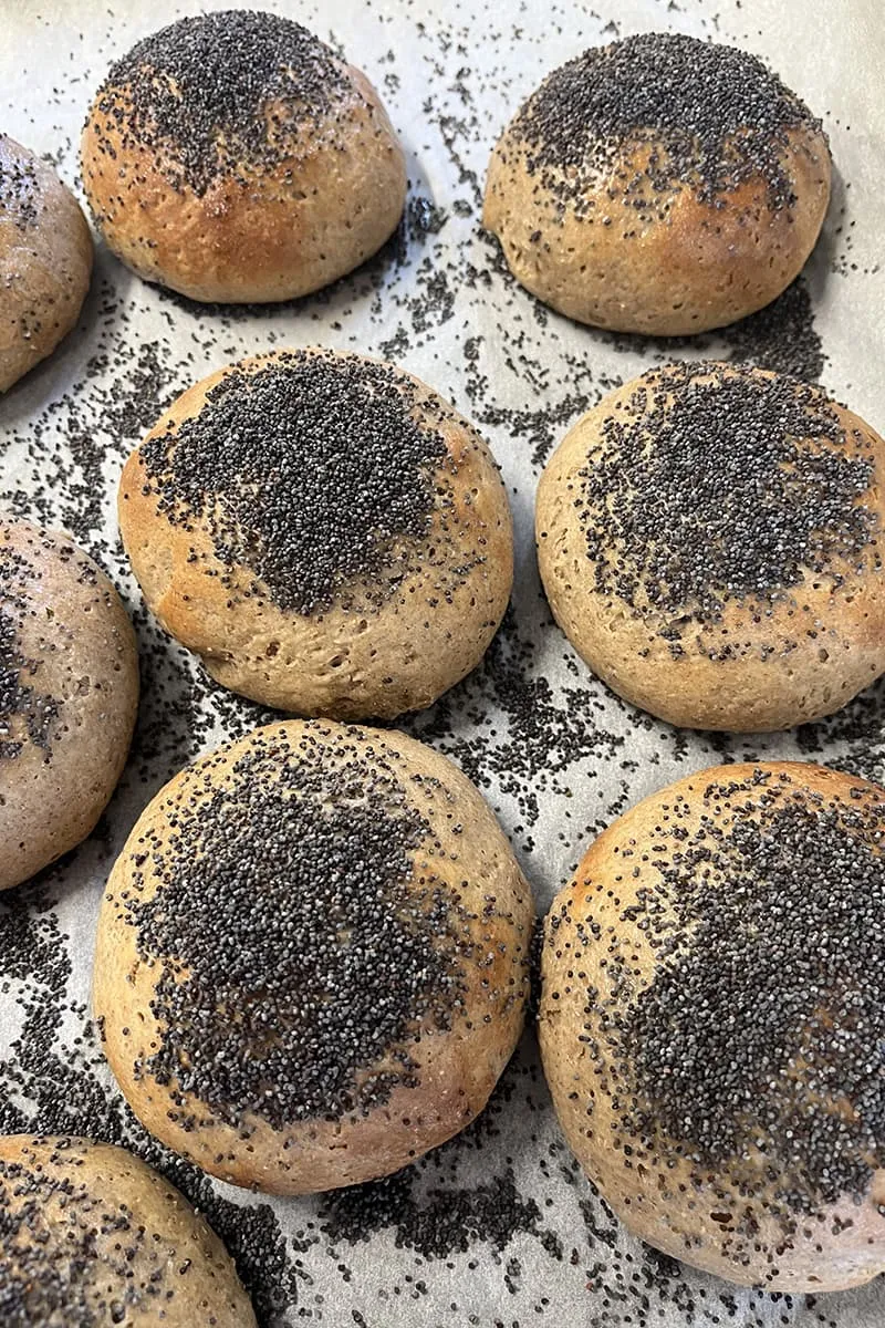 Zachte volkoren bolletjes voorbereiden - stap 3