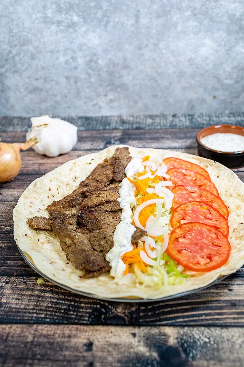 Zelf döner kebab maken