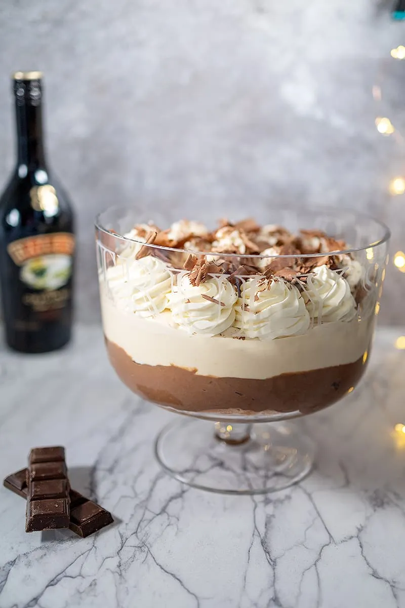 Baileys trifle met koffie