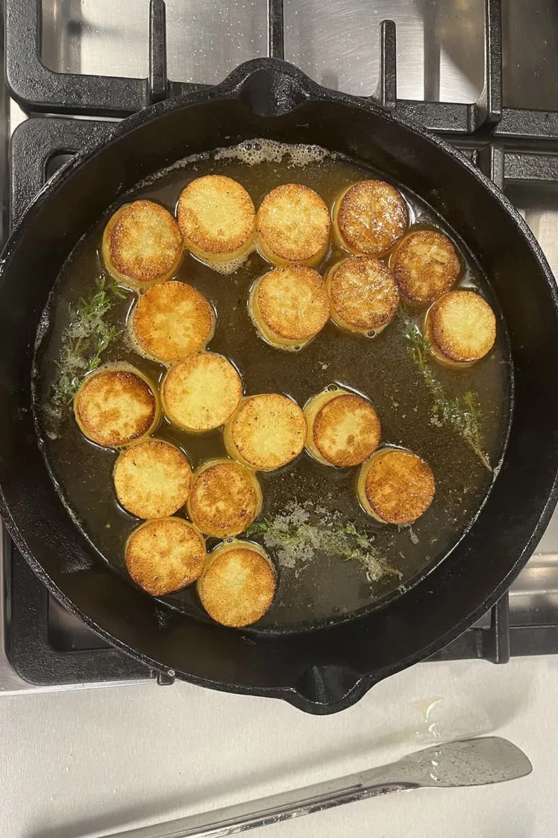 Fondant aardappelen voorbereiding - stap 5