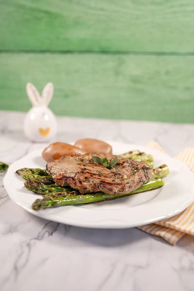 Marinade voor lamsvlees - met munt en knoflook