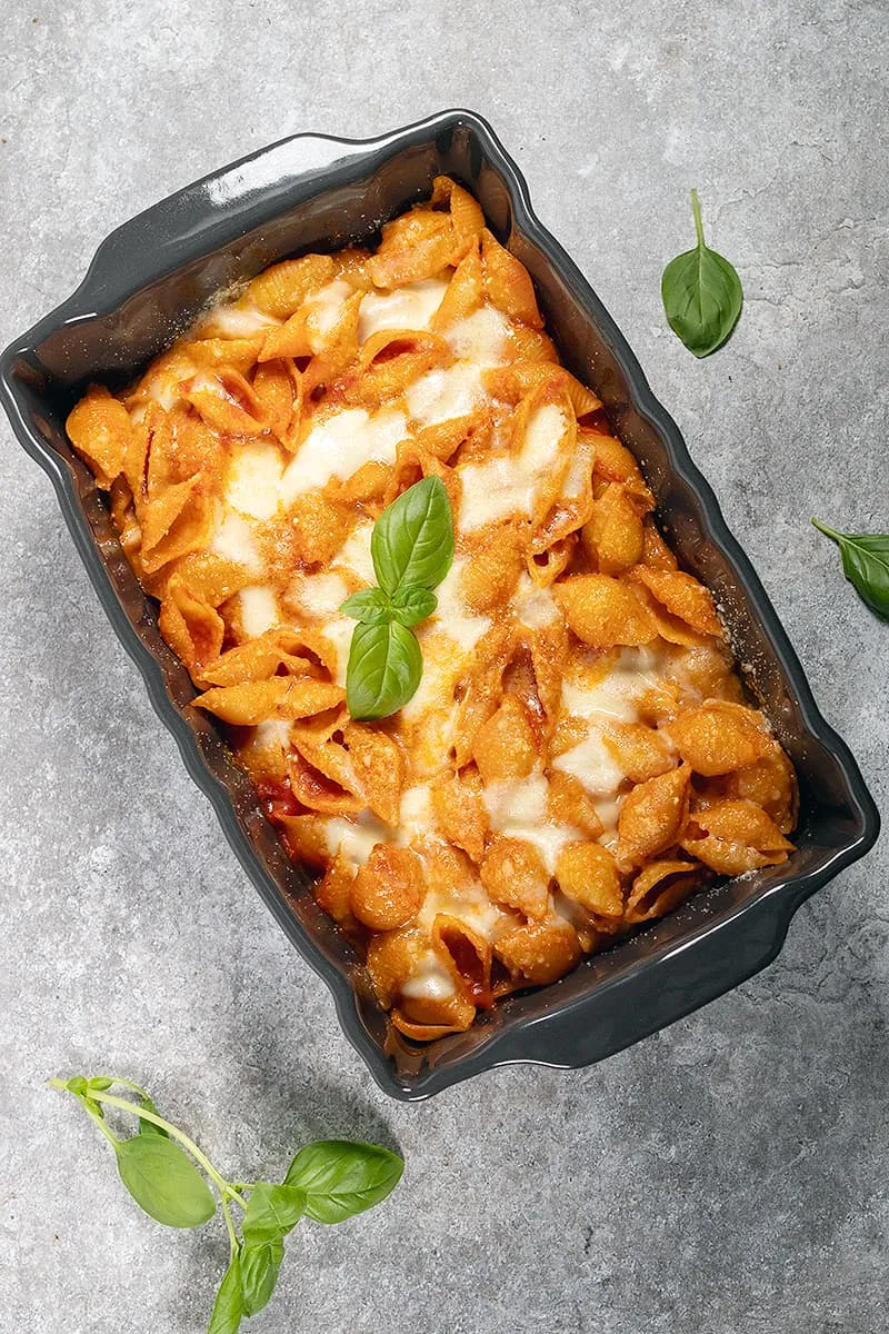 Pasta alla sorrentina - met een simpele tomatensaus