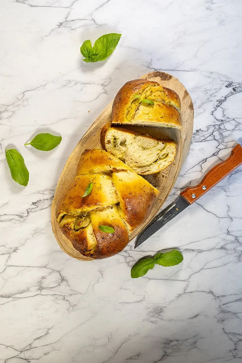 Pesto brood