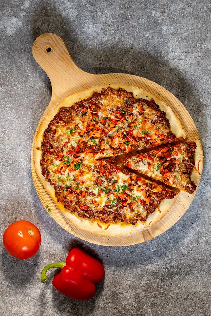 Pizza bolognese - makkelijk en lekker!