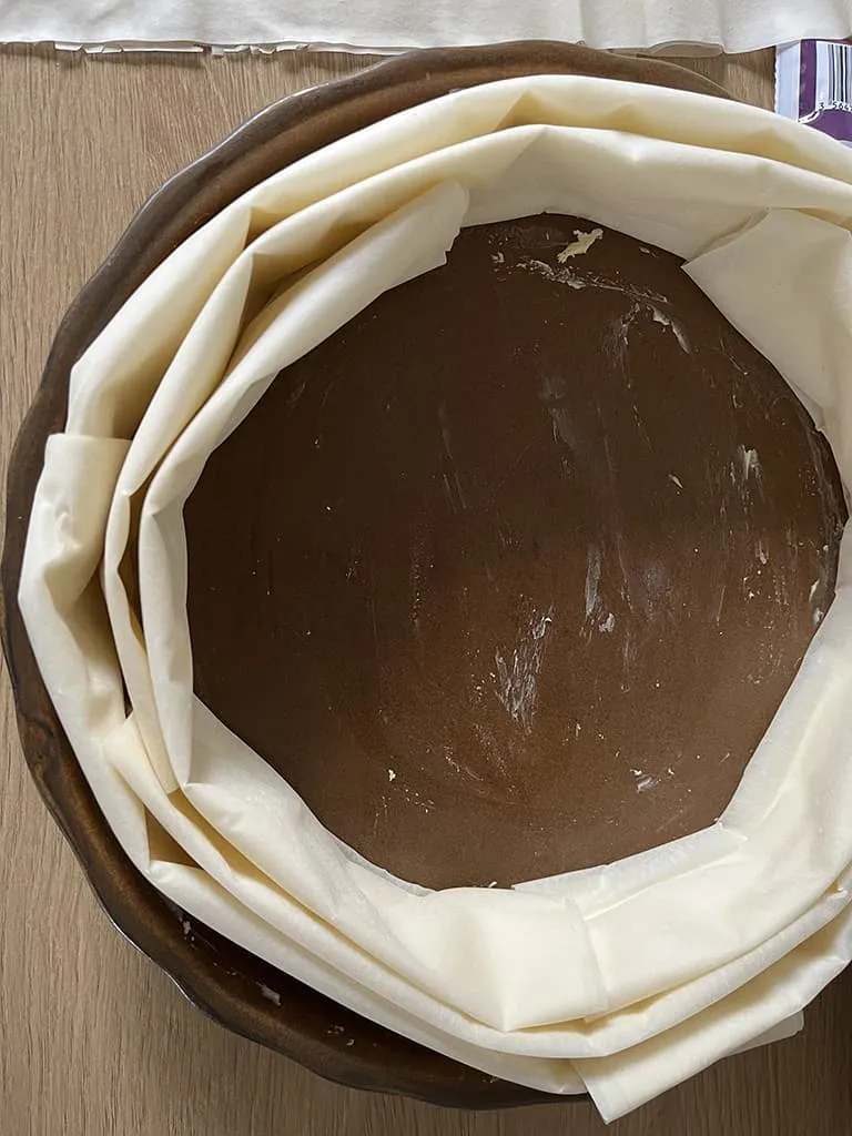 Raclette kaas quiche voorbereiding - stap 4