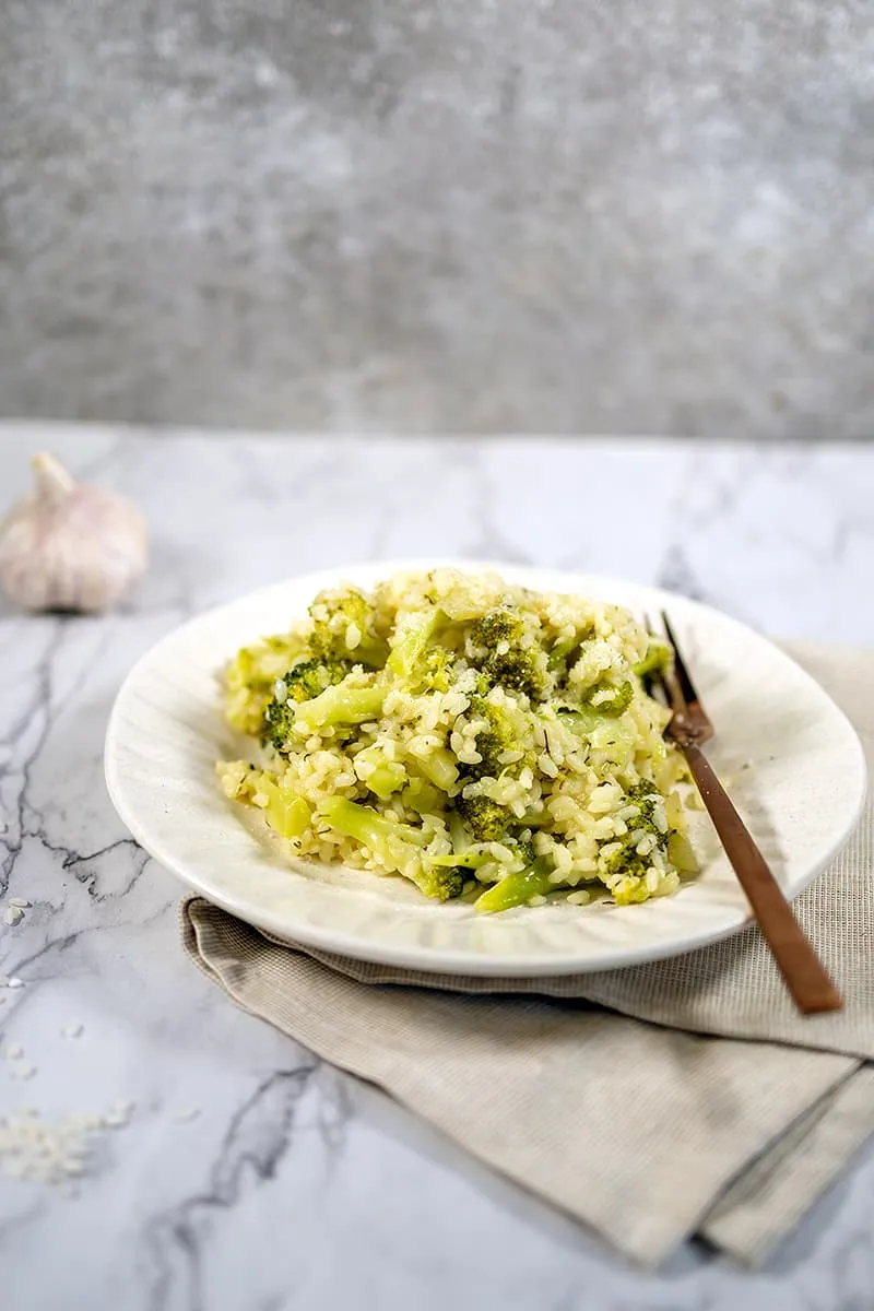Risotto met broccoli, tijm en citroen