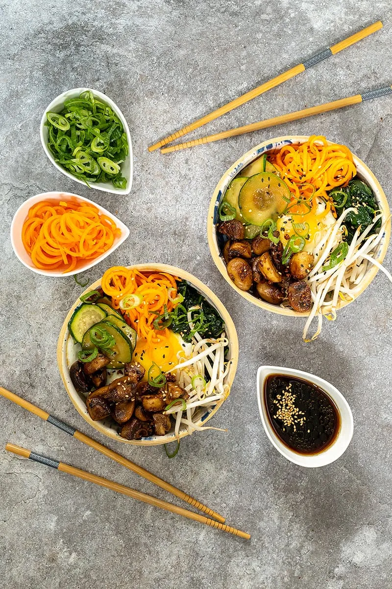 Vegetarische bibimbap