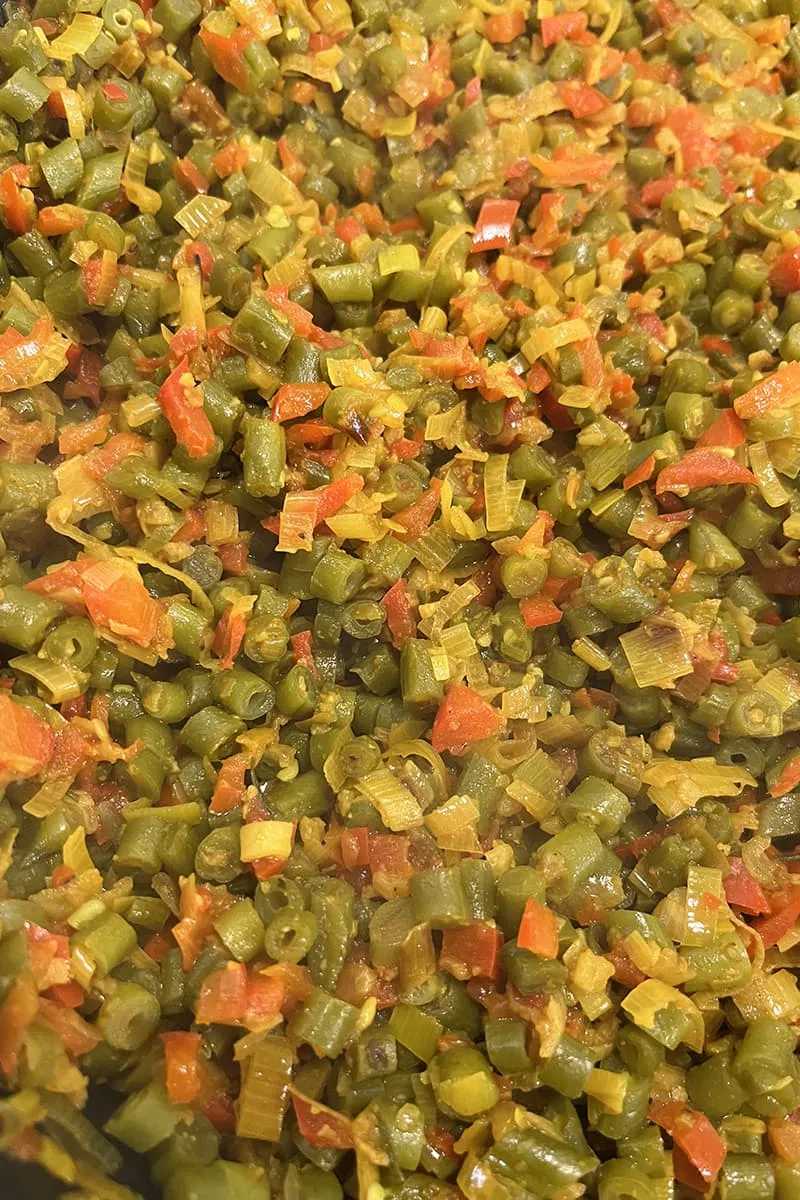 Vegetarische lemper voorbereiding