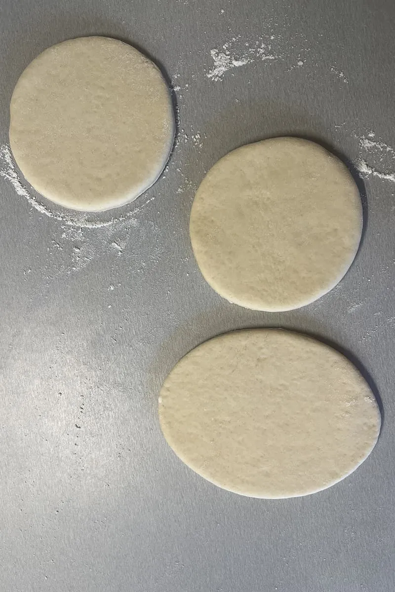 Uitgestoken bao buns
