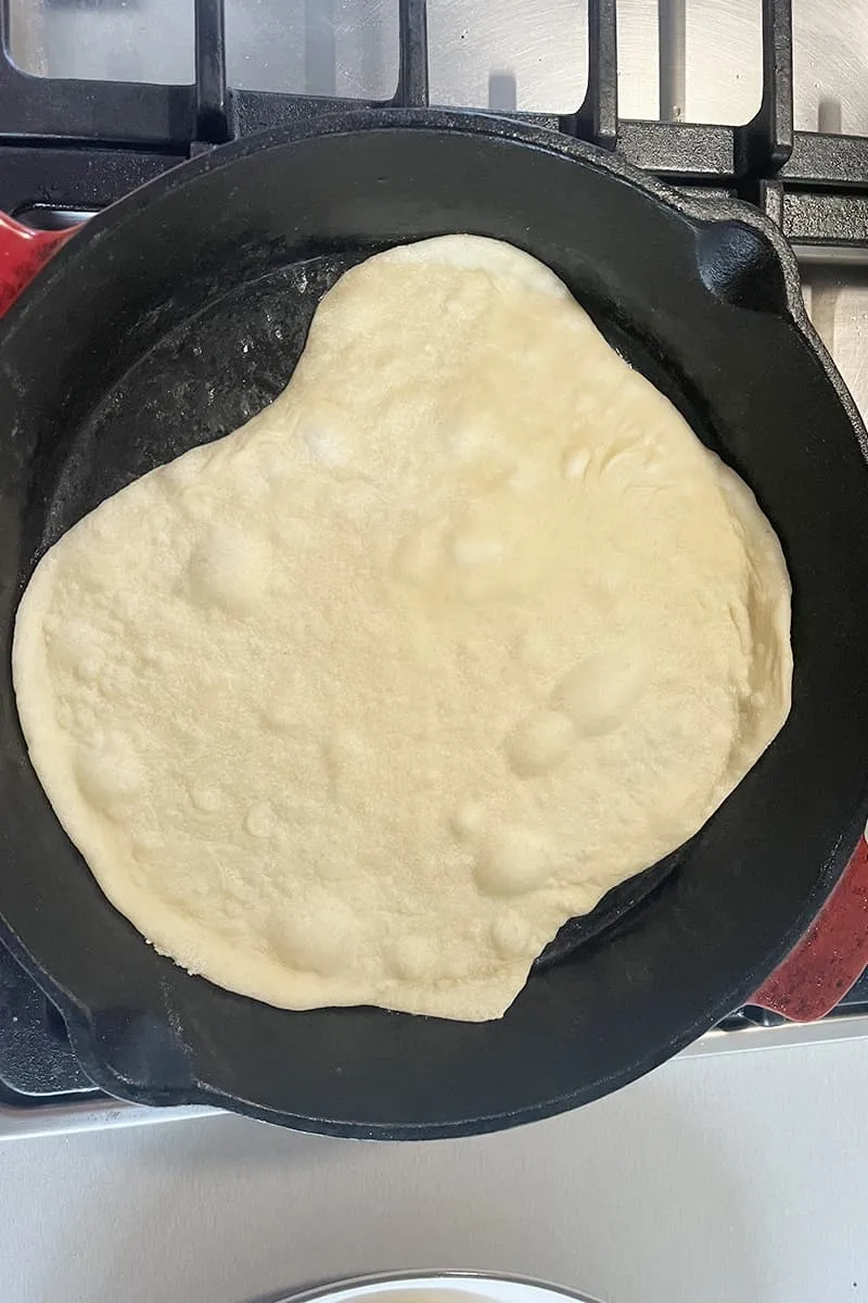 Zelf tortilla wraps maken voorbereiding - stap 2