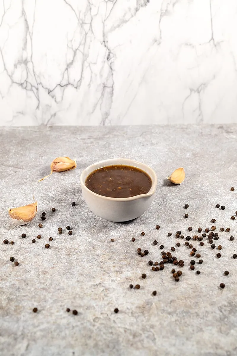 Zwarte peper woksaus - een warme smaakmaker