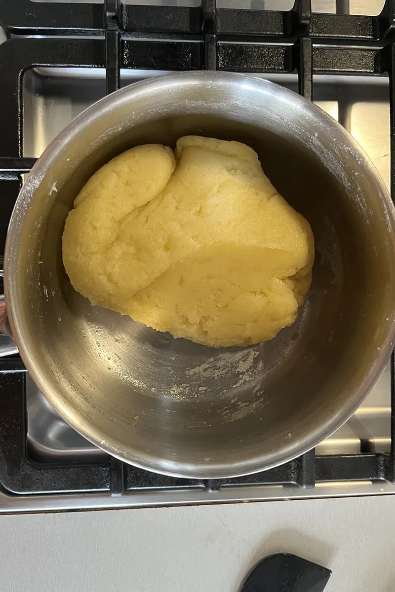 Basisrecept soezendeeg voorbereiding - stap 2