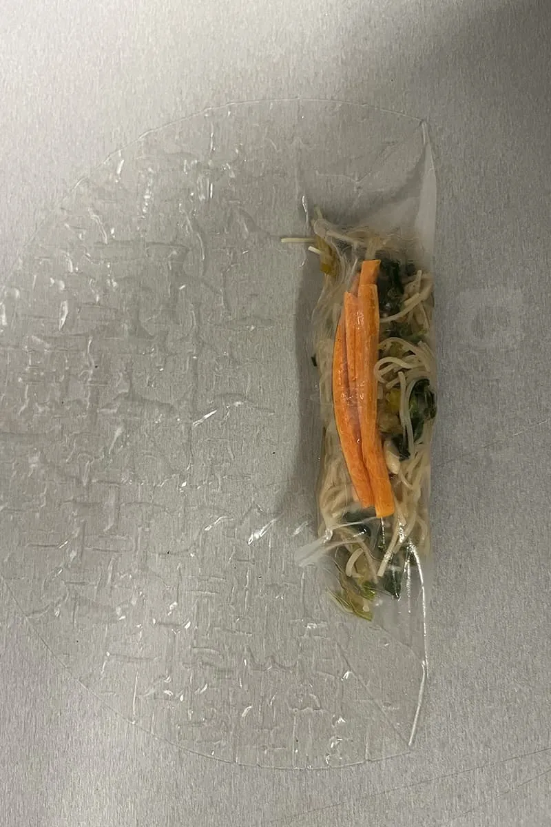 Glutenvrije loempia's voorbereiding - stap 2