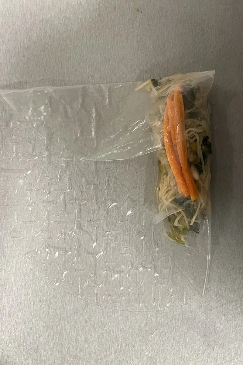 Glutenvrije loempia's voorbereiding - stap 3