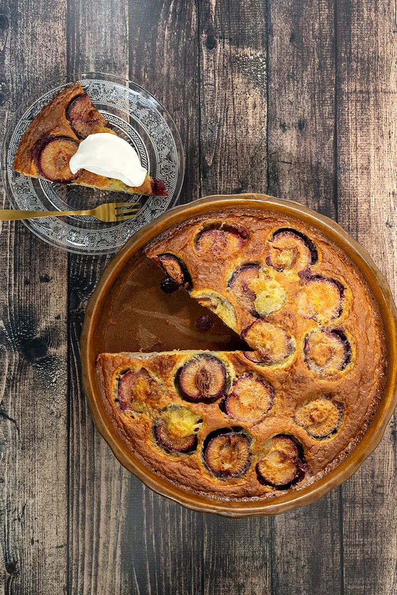 Pruimenclafoutis