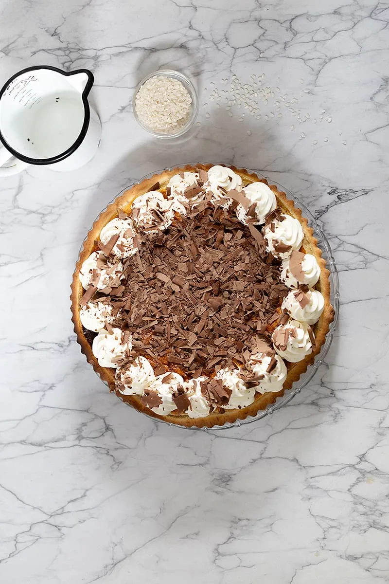 Rijstevlaai naar klassiek recept uit Limburg