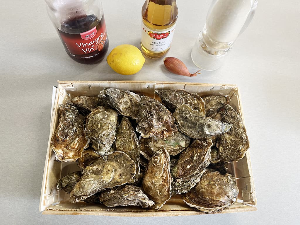 Klassieke oesters ingrediënten